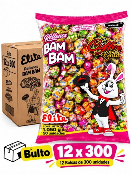 PACA COMPLETA Dulce Relleno Elite x 300 unidades x 12 Paquetes